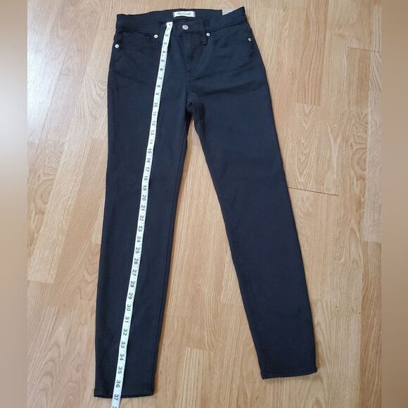 NEW! Madewell 9" High-Rise Skinny Jeans - size 28 in Black - Picture 10 of 13